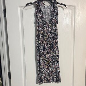 Crown & Ivy Floral Sleeveless Mini Dress - Multicolor